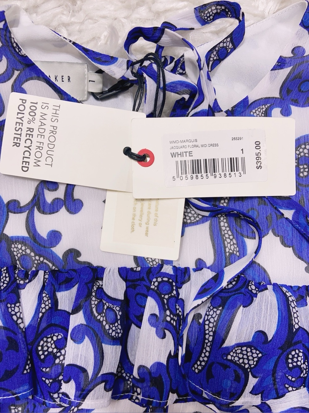 NWT Ted Baker Marquis Jacquard Paisley Midi Dress - Picture 9 of 10